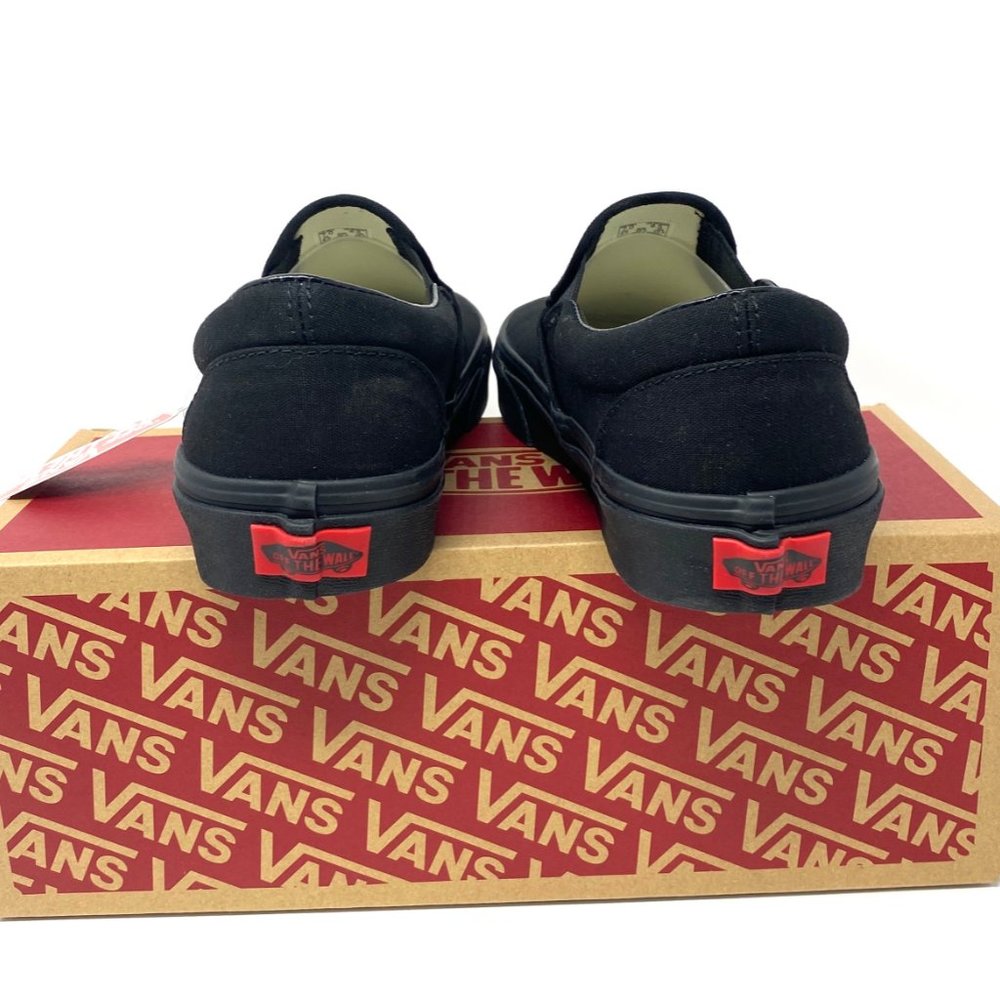 💖MEGA SALE💖Vans Slip On Black Low Top Casual Shoes Men's Sneakers VN000EYEBKA - Picture 6 of 11